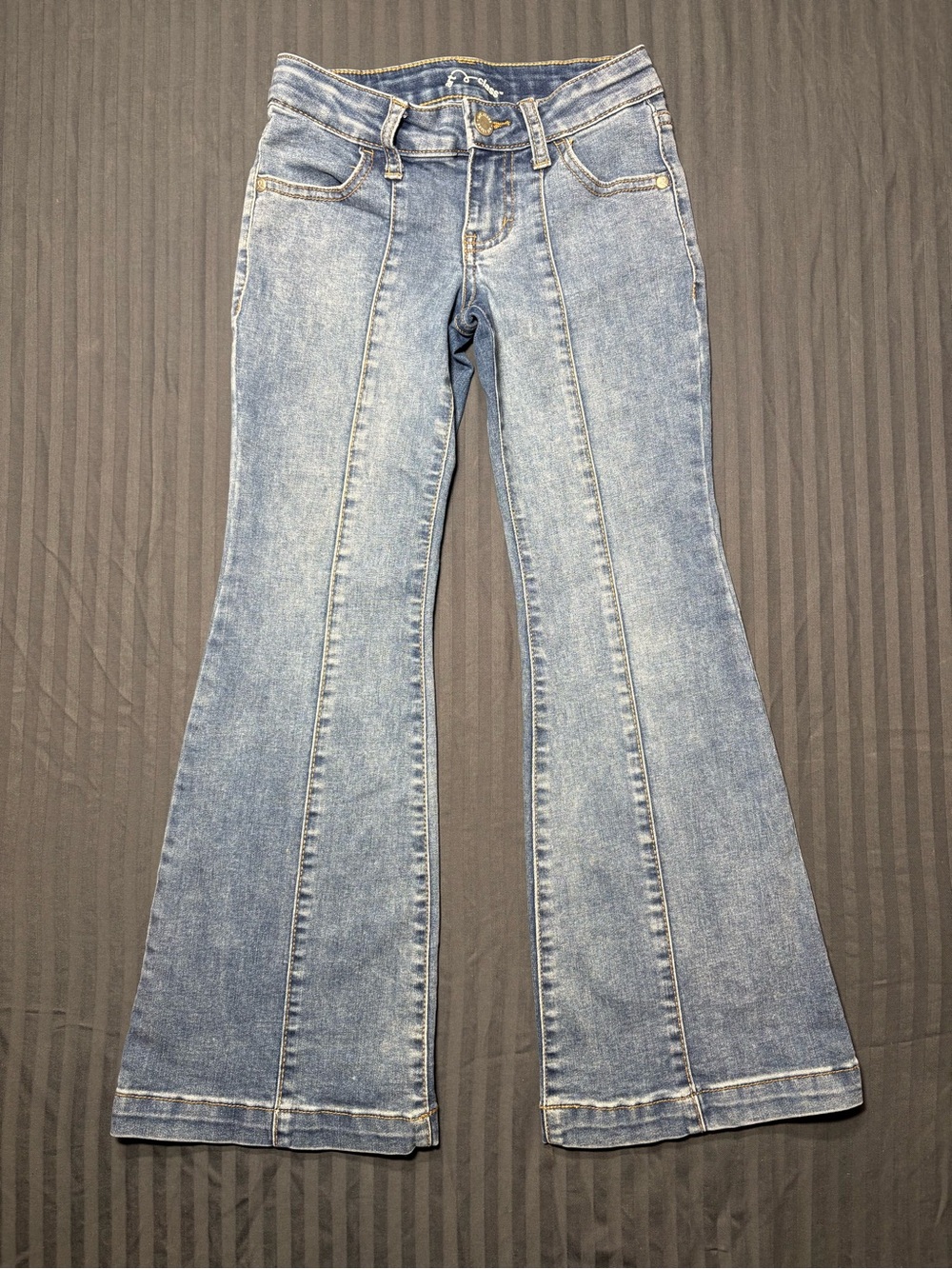 art class Light Blue Flared Kids Jeans